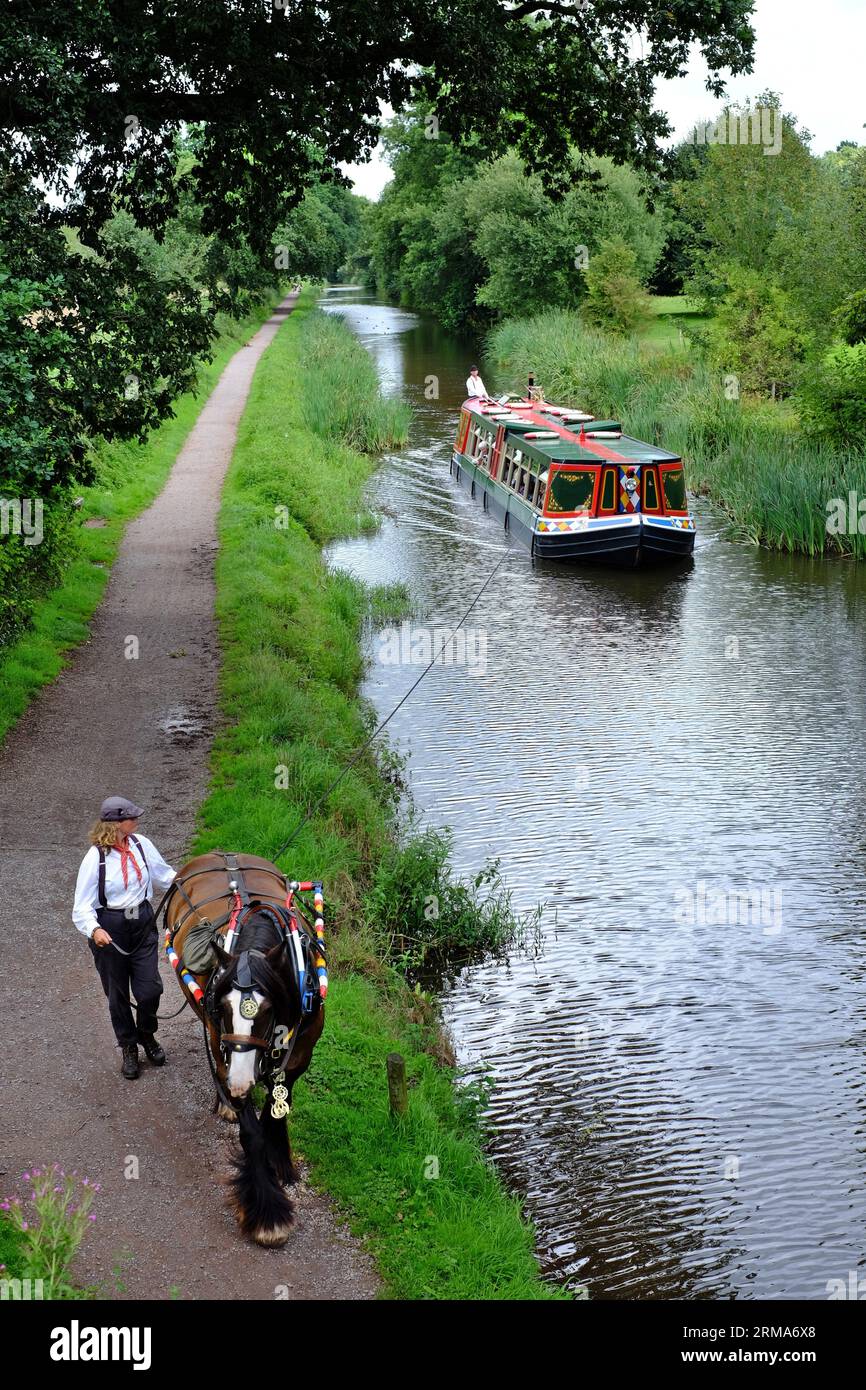 Tiverton Horse Drawn Barge on the Grand Western Canal Country Park