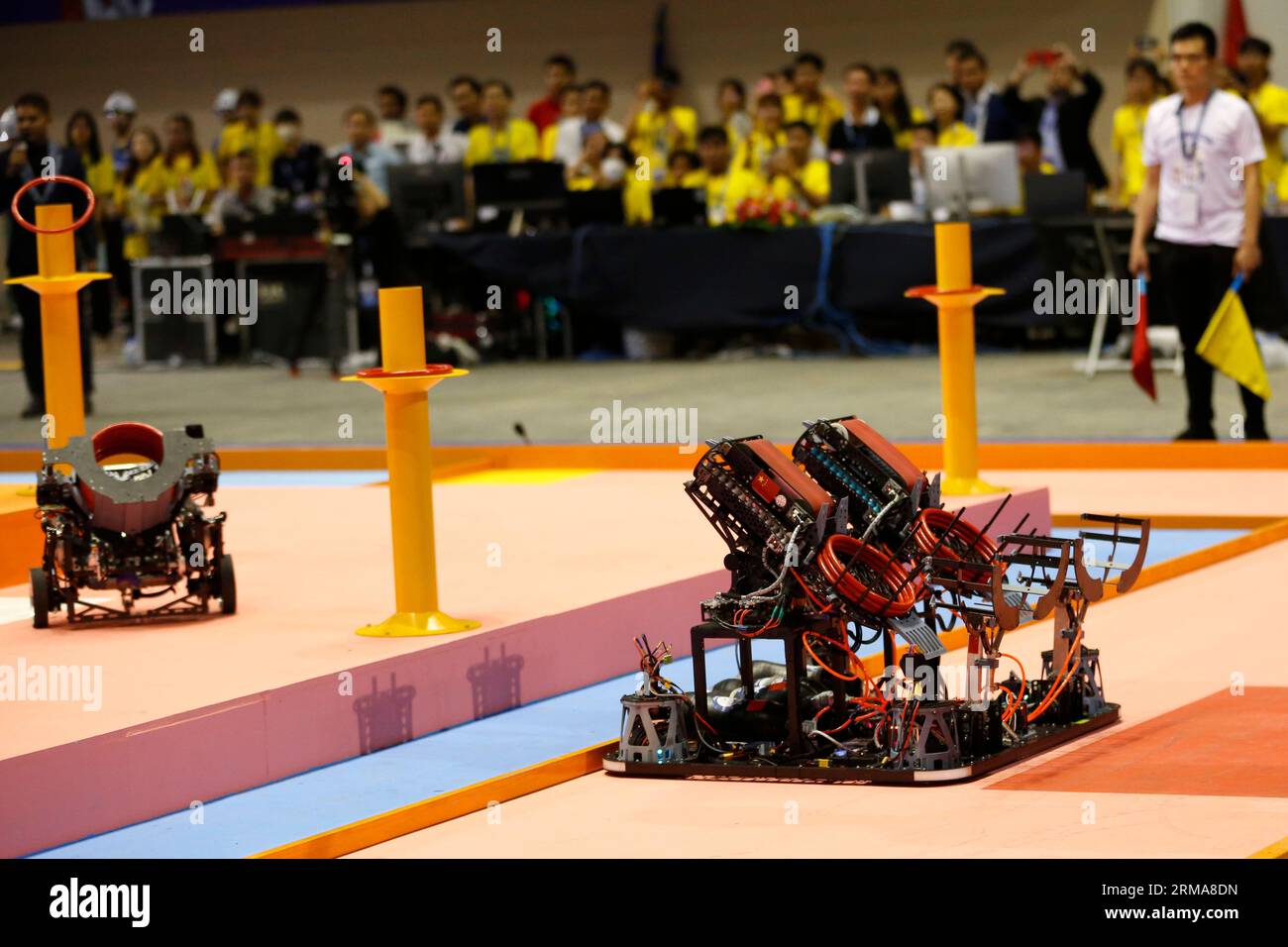 Phnom Penh, Cambodia. 27th Aug, 2023. Robots from the University of ...