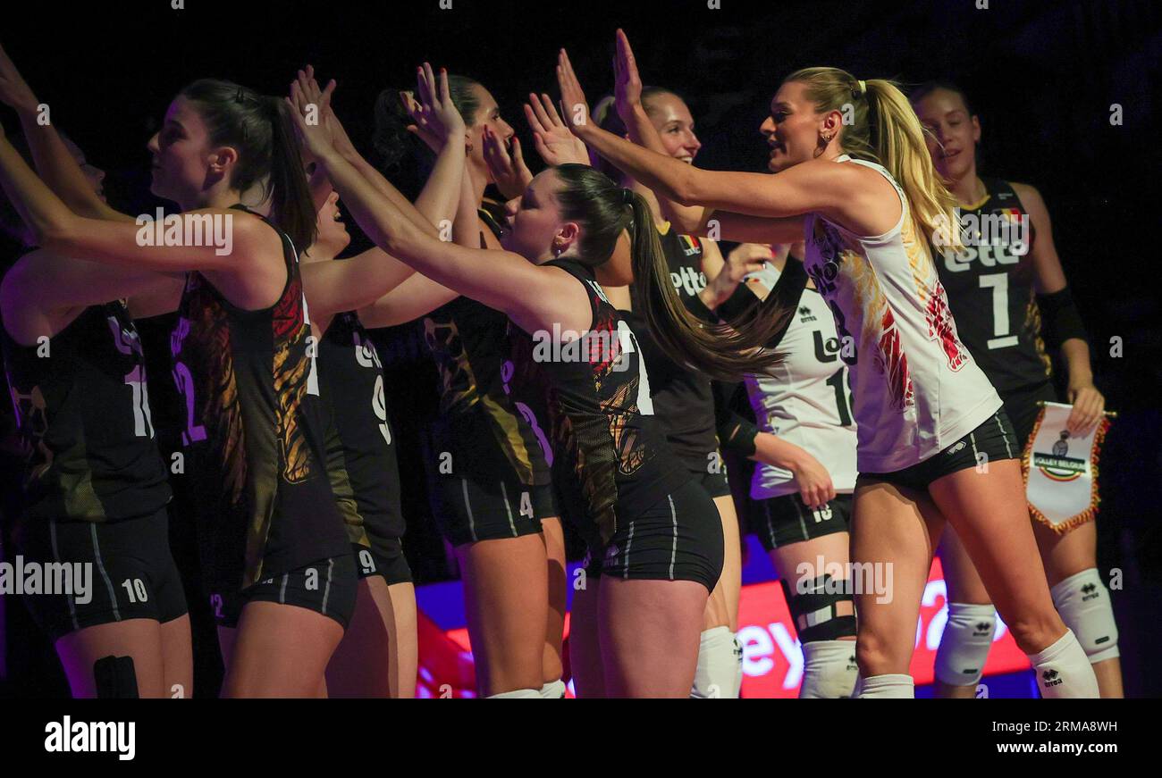 Gent, Belgium. 27th Aug, 2023. Belgium's Britt Herbots pictured at the