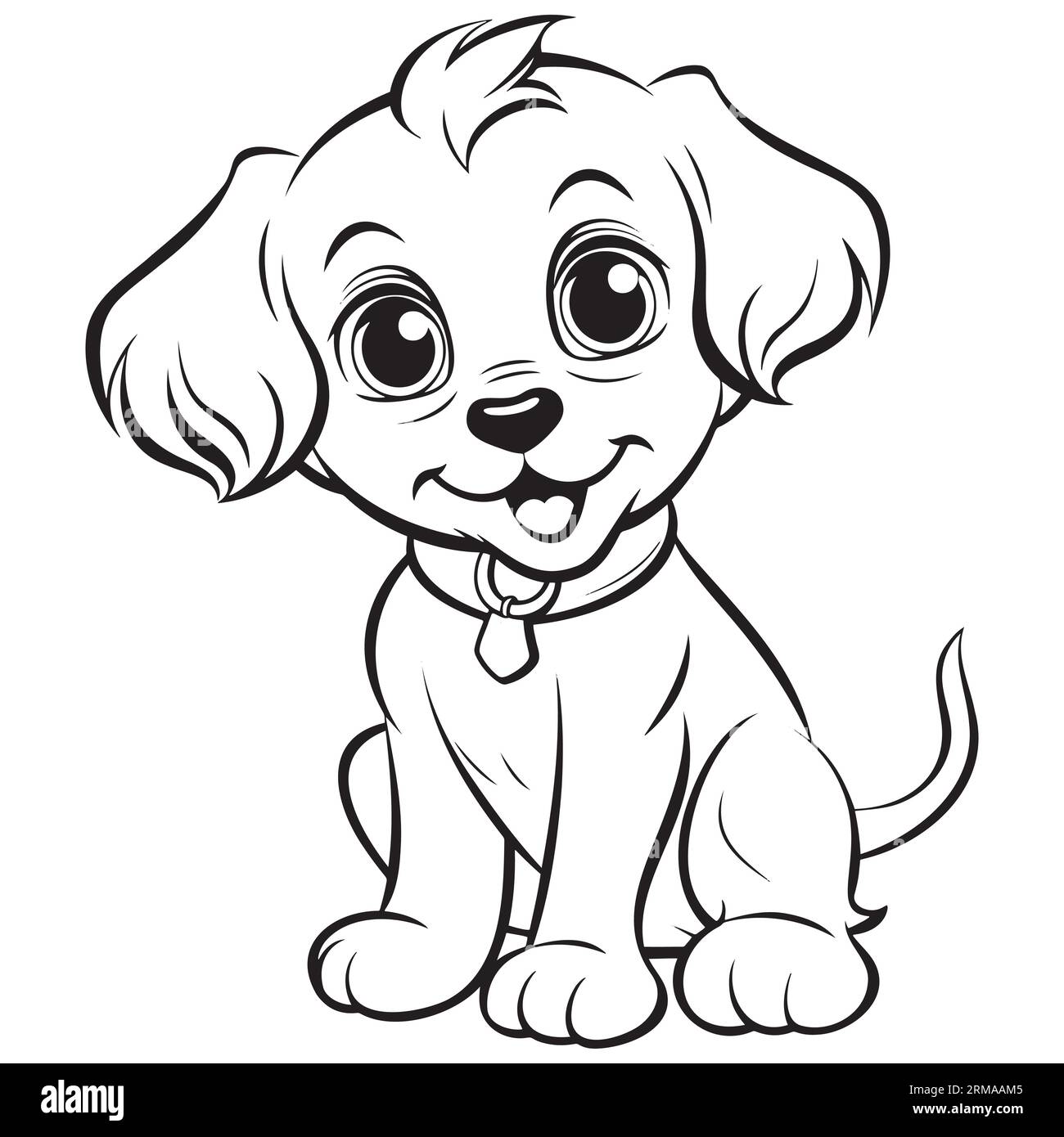 Cute Dog Drawing - Dog - Sticker | TeePublic