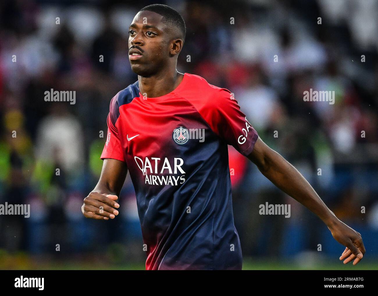 Paris, France. 26th Aug, 2023. Ousmane Dembele of PSG during the Ligue ...