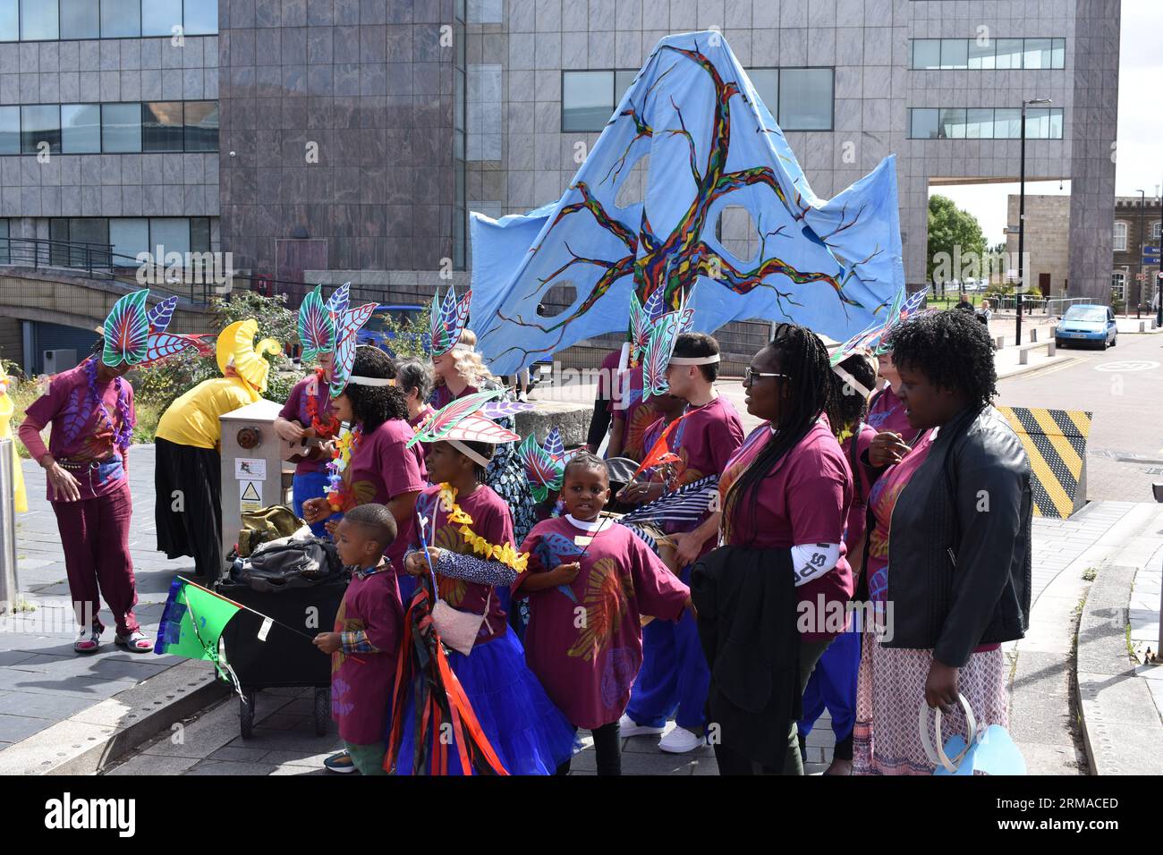 Butetown Carnival, Cardiff Bay, Cardiff, Wales Stock Photo