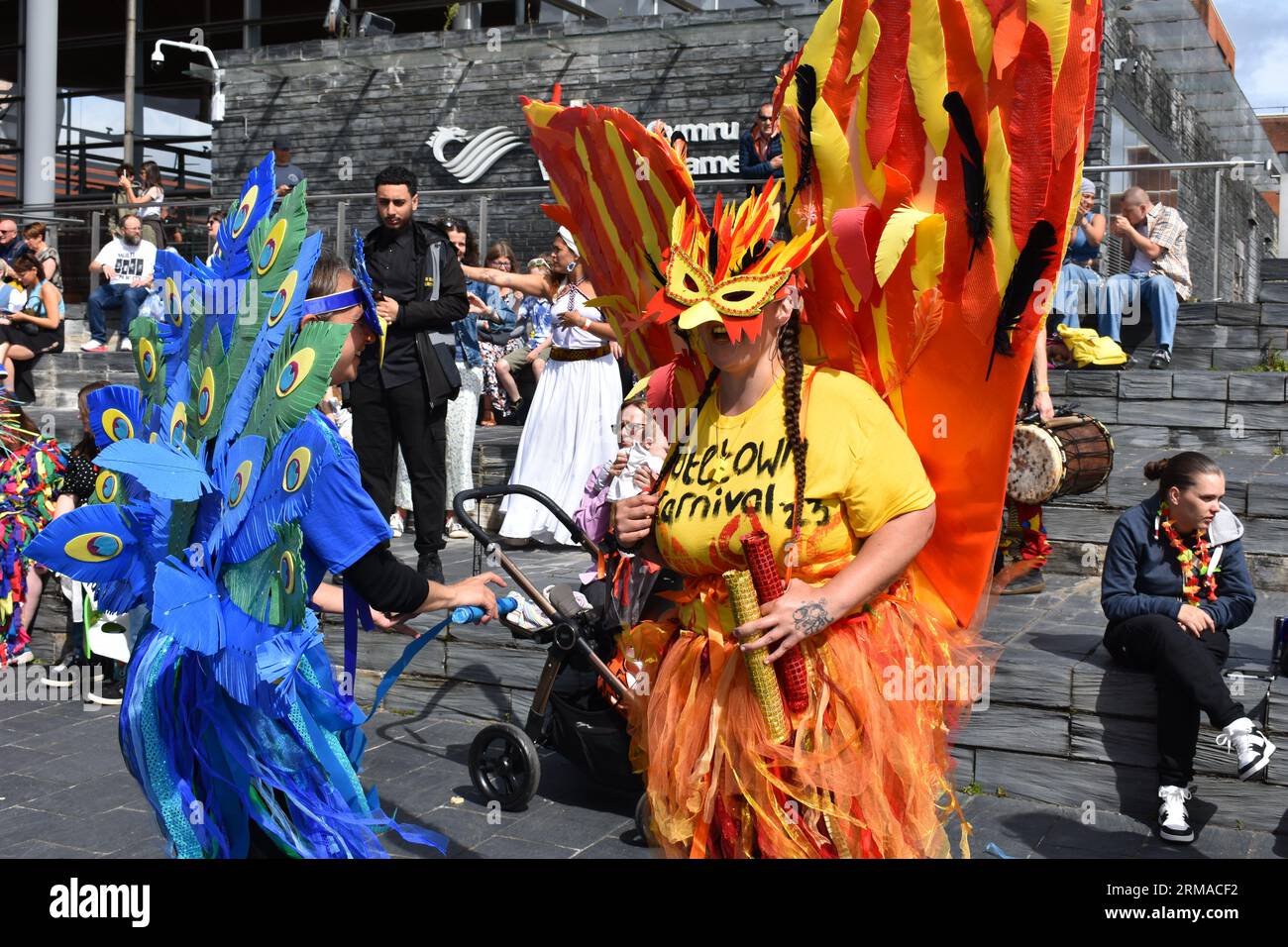 Butetown Carnival, Cardiff Bay, Cardiff, Wales Stock Photo