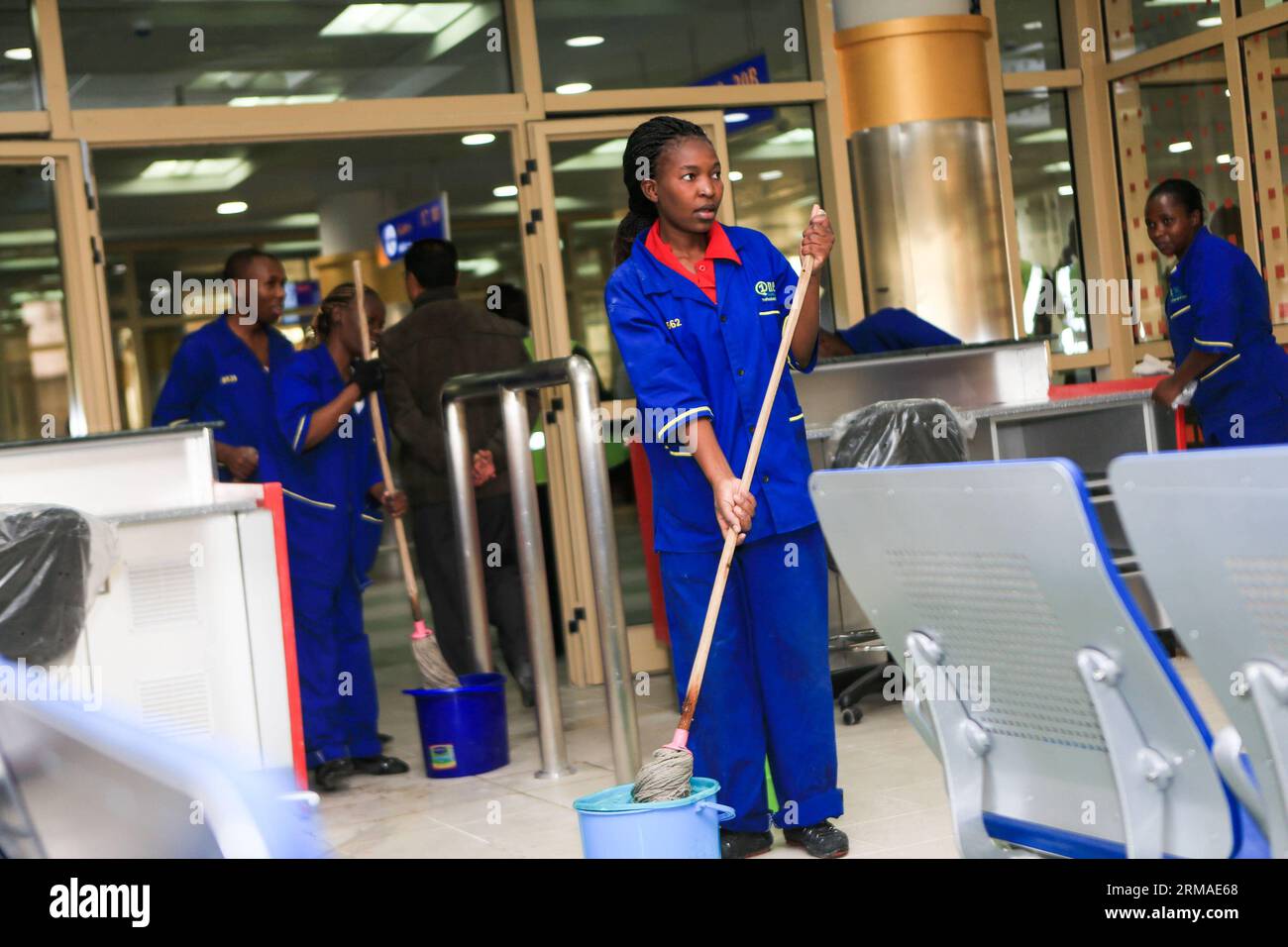 140704 NAIROBI July 4 2014 Xinhua A Worker Does Cleaning At 140704-nairobi-july-4-2014-xinhua-a-worker-does-cleaning-at