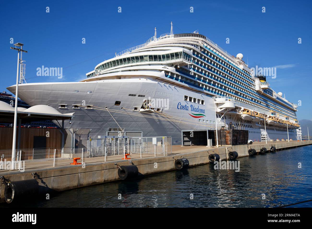 Costa Diadema, a Dream-class cruise ship operated by Costa Crociere, is  docked in Ajaccio port, Corsica island , France Stock Photo - Alamy
