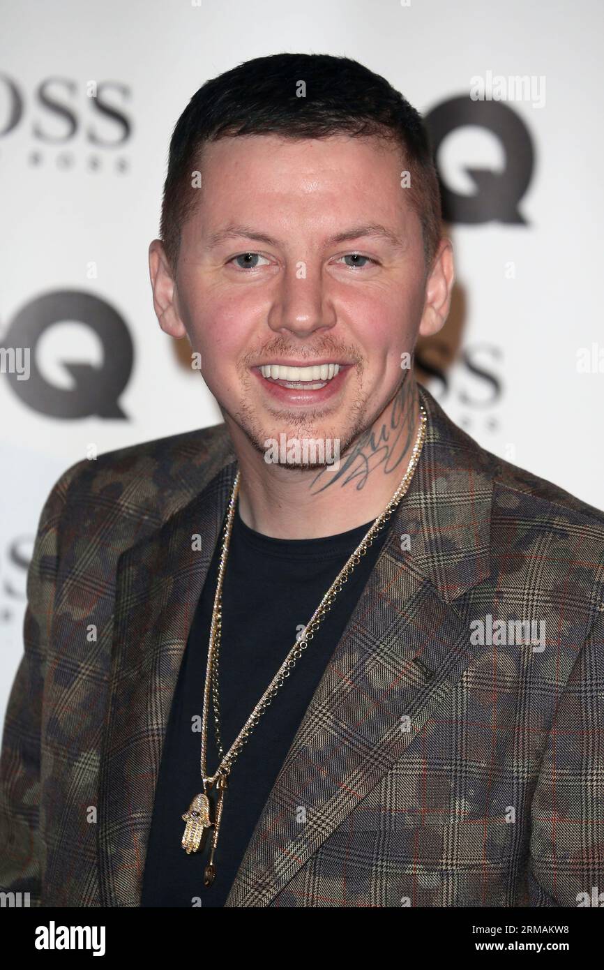 Professor Green attends the GQ Men of the Year Awards at Tate Modern in
