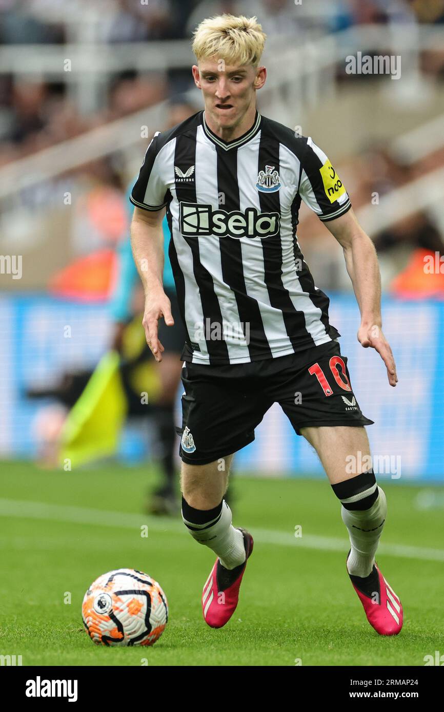 Anthony Gordon #10 of Newcastle United during the Premier League