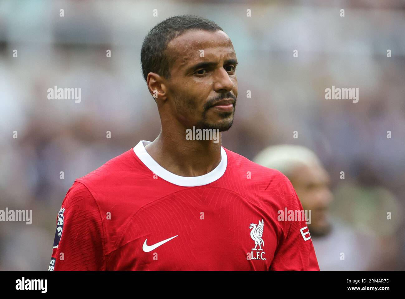 Newcastle, UK. 27th Aug, 2023. Joel Matip #32 of Liverpool during the Premier League match Newcastle United vs Liverpool at St. James's Park, Newcastle, United Kingdom, 27th August 2023 (Photo by Mark Cosgrove/News Images) in Newcastle, United Kingdom on 8/27/2023. (Photo by Mark Cosgrove/News Images/Sipa USA) Credit: Sipa USA/Alamy Live News Stock Photo