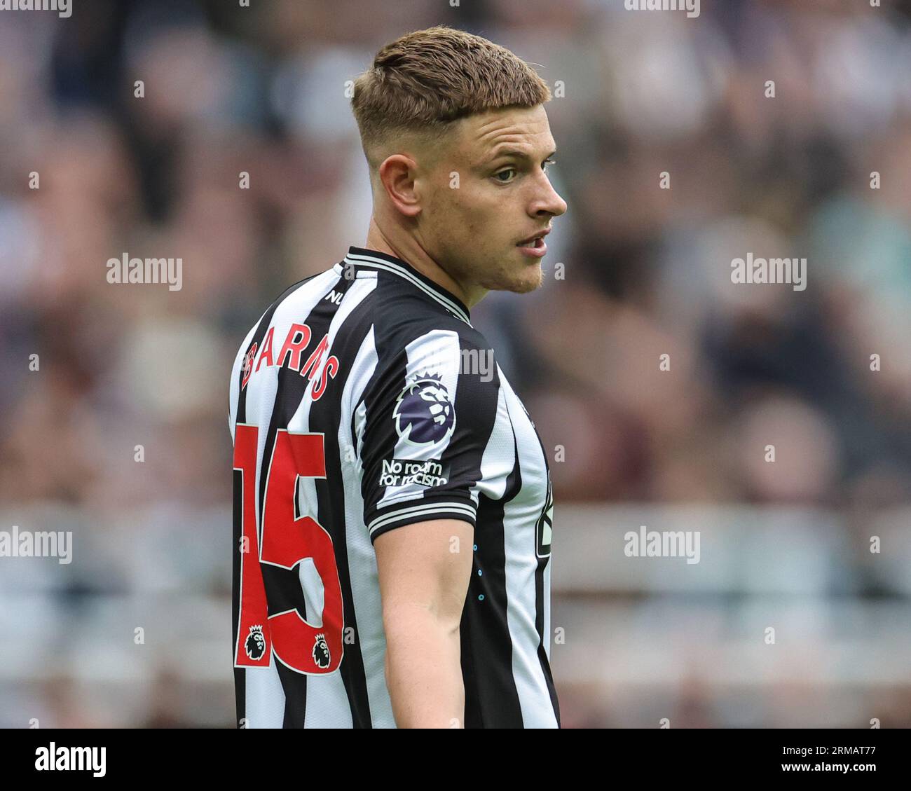 Harvey Barnes #15 of Newcastle United during the Premier League