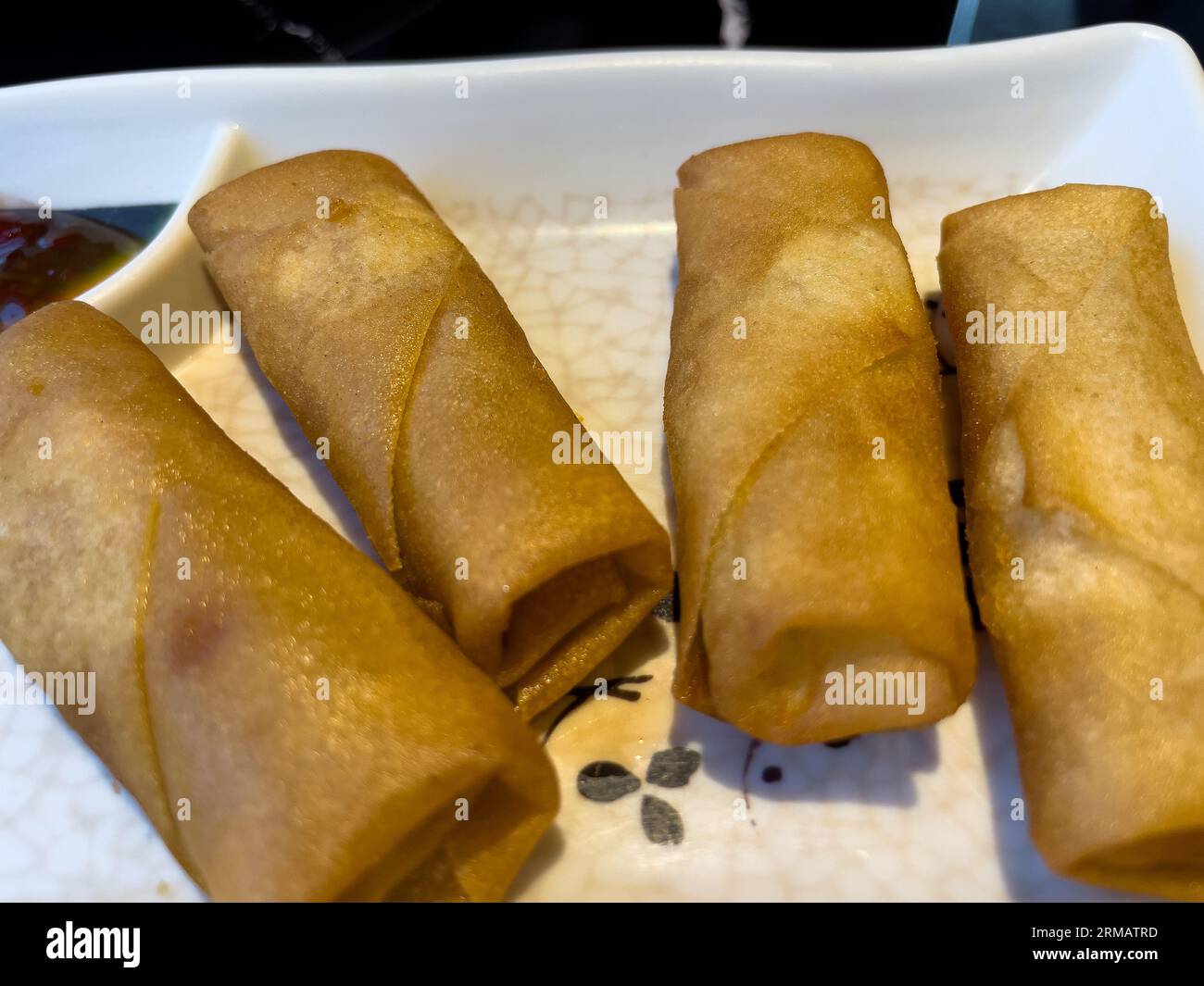 Fried spring rolls Stock Photo