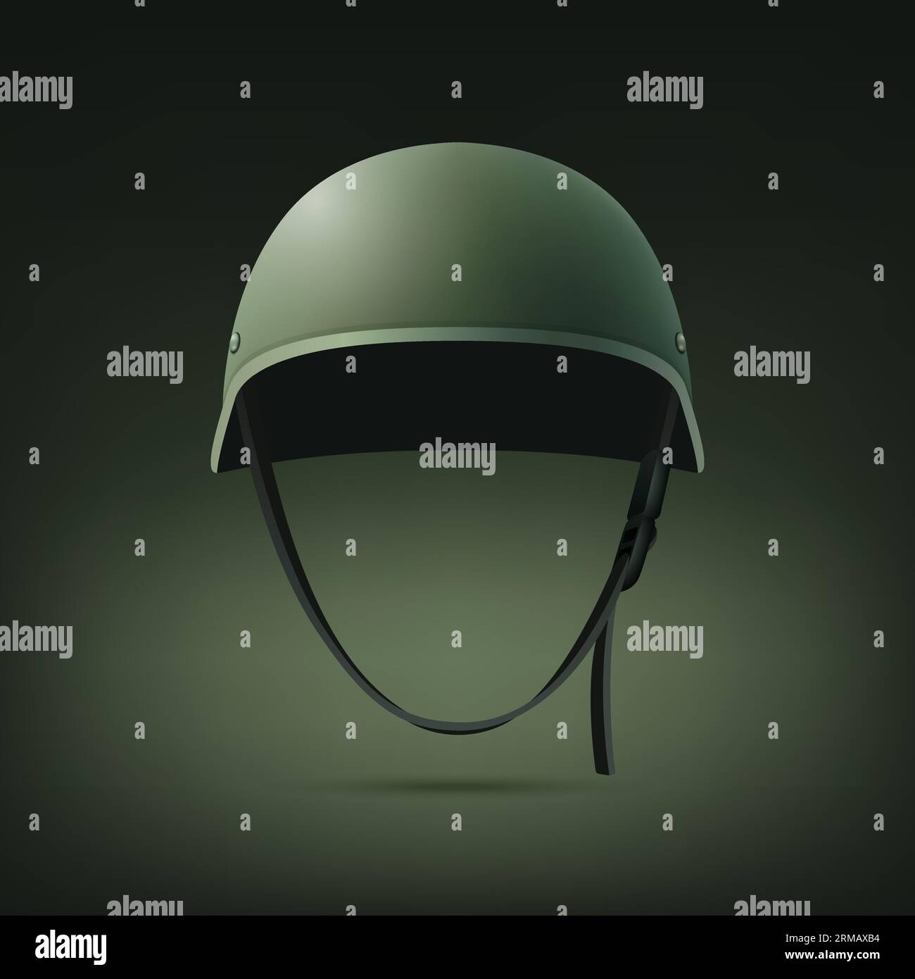 Vector 3d Realistic Military Helmet Closeup. Helmet, Army Symbol of ...