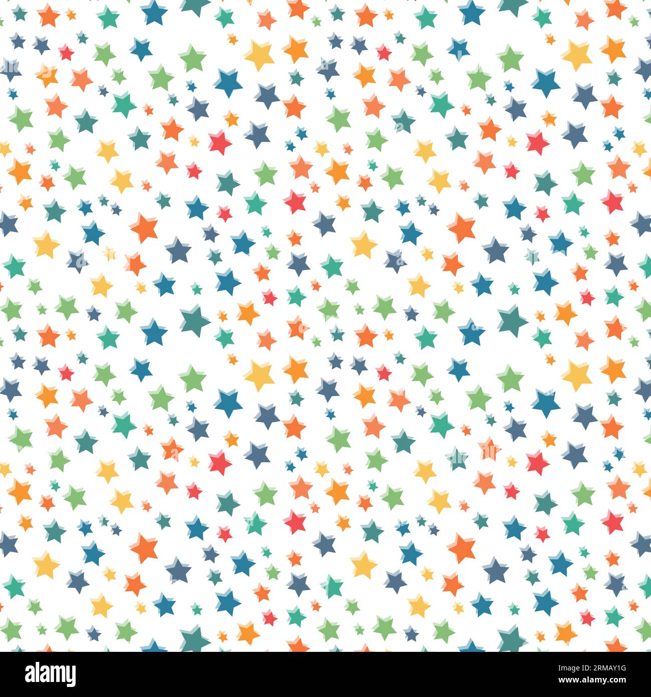 Abstract multicolor background, vector texture 3D stars.    Pattern for web page, textile,  wallpaper, banner,poster, card. Stock Vector