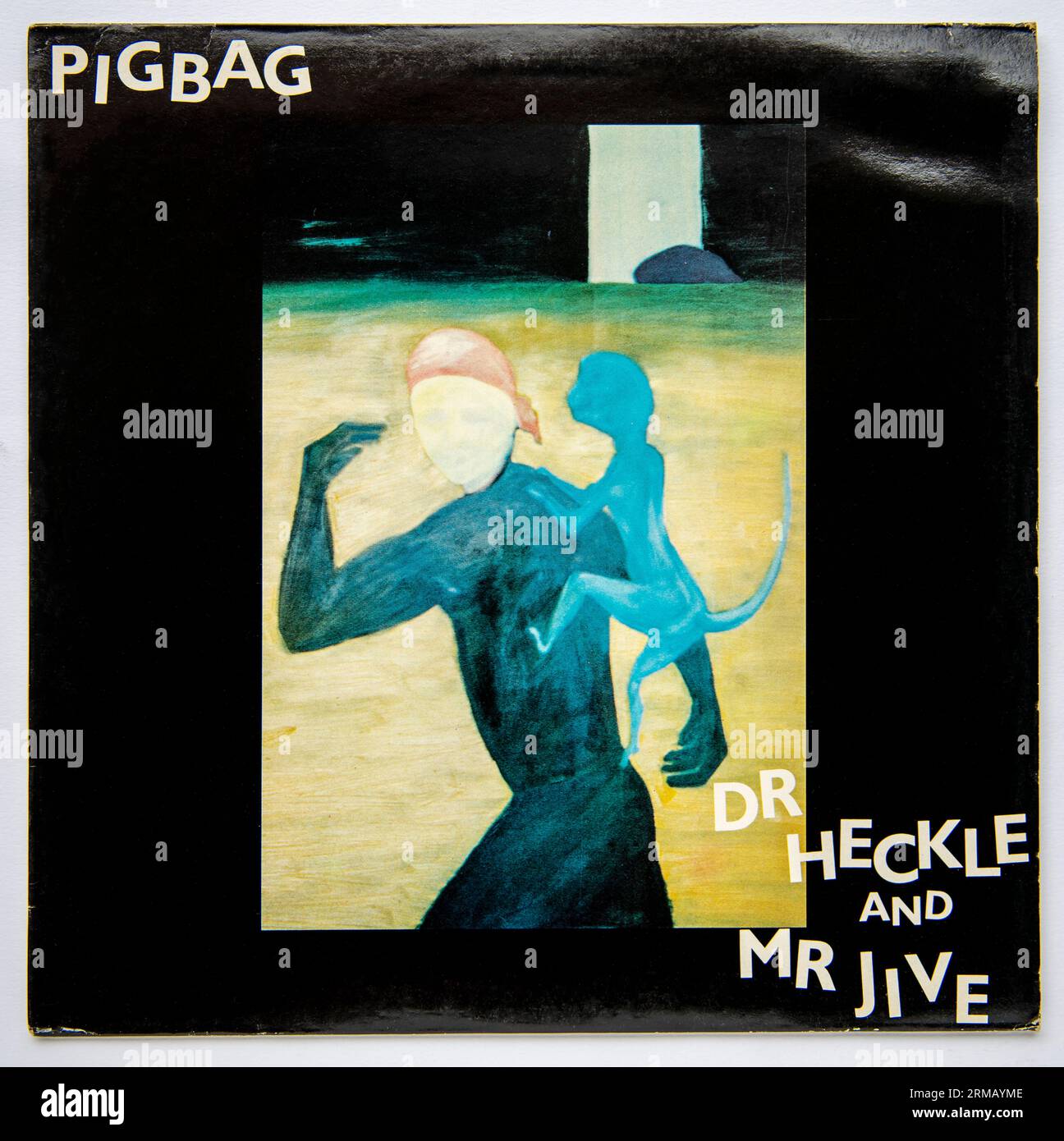 LP cover of Dr Heckle and Mr Jive, the debut album by Pigbag, which was released in 1982 Stock Photo