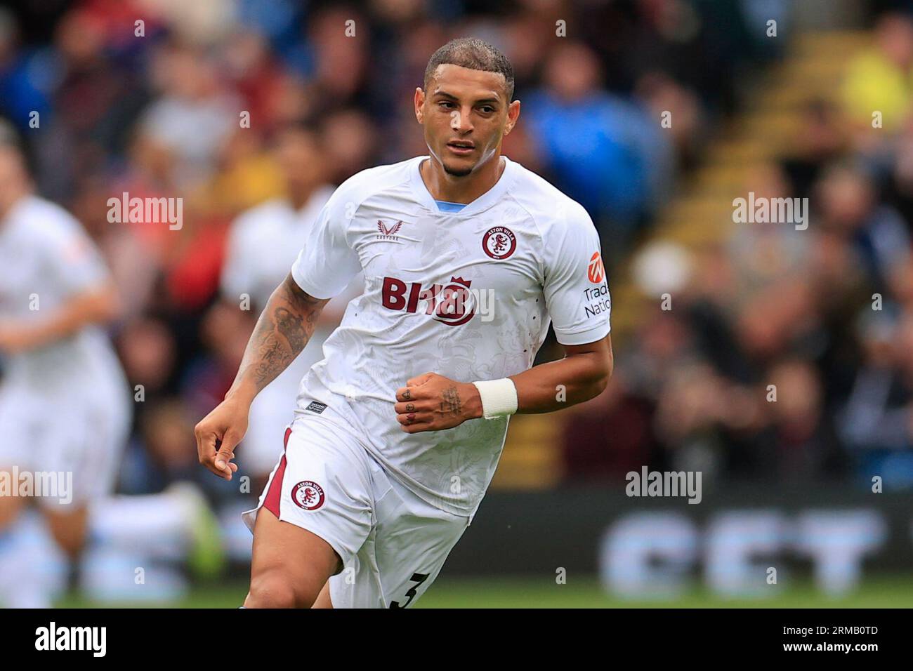 Diego Carlos #3 of Aston Villa during the Premier League match Burnley vs Aston Villa at Turf Moor, Burnley, United Kingdom, 27th August 2023 (Photo by Conor Molloy/News Images Stock Photo