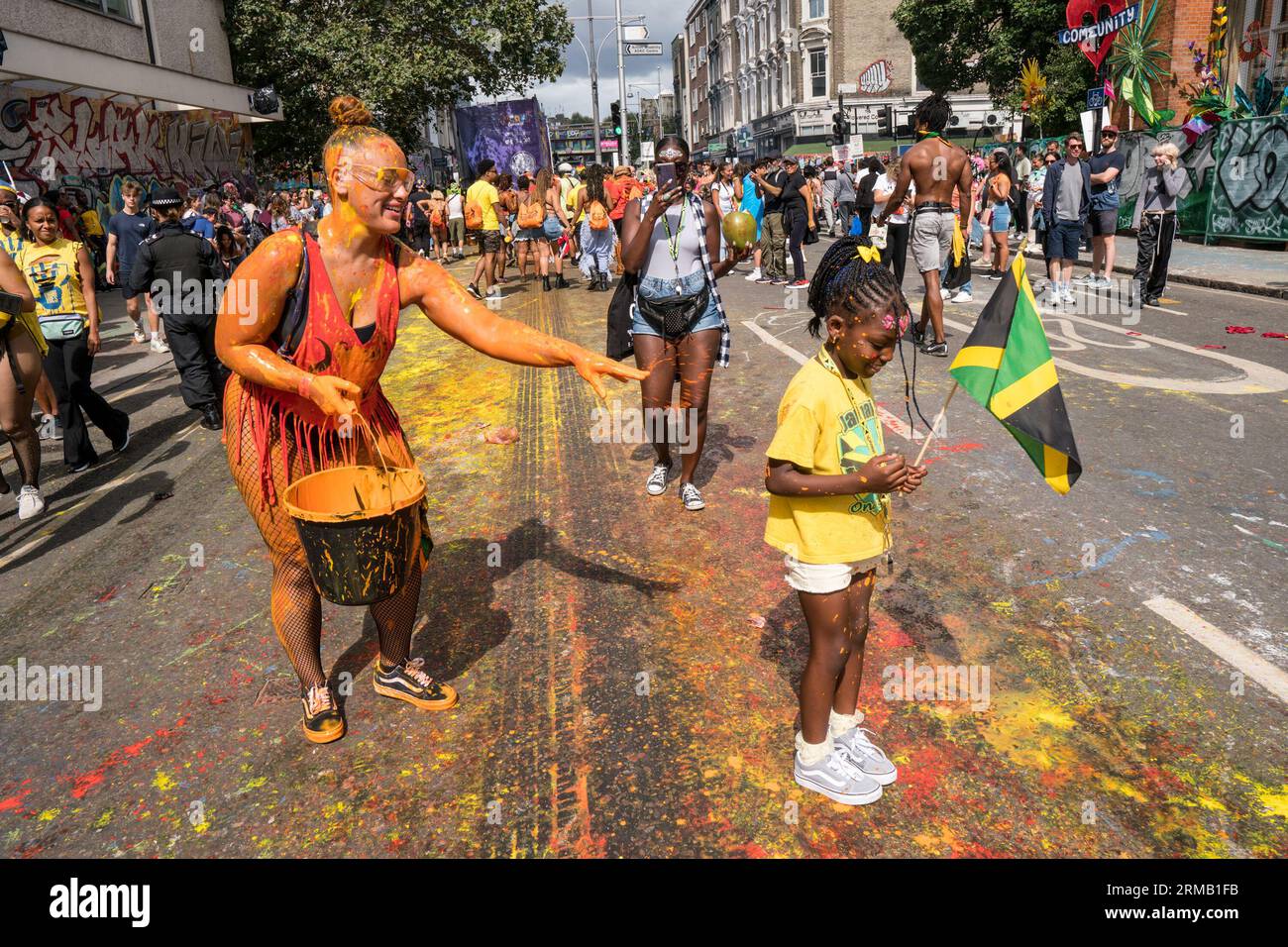 Notting Hill Carnival London UK Sunday 27th August 2023, street party