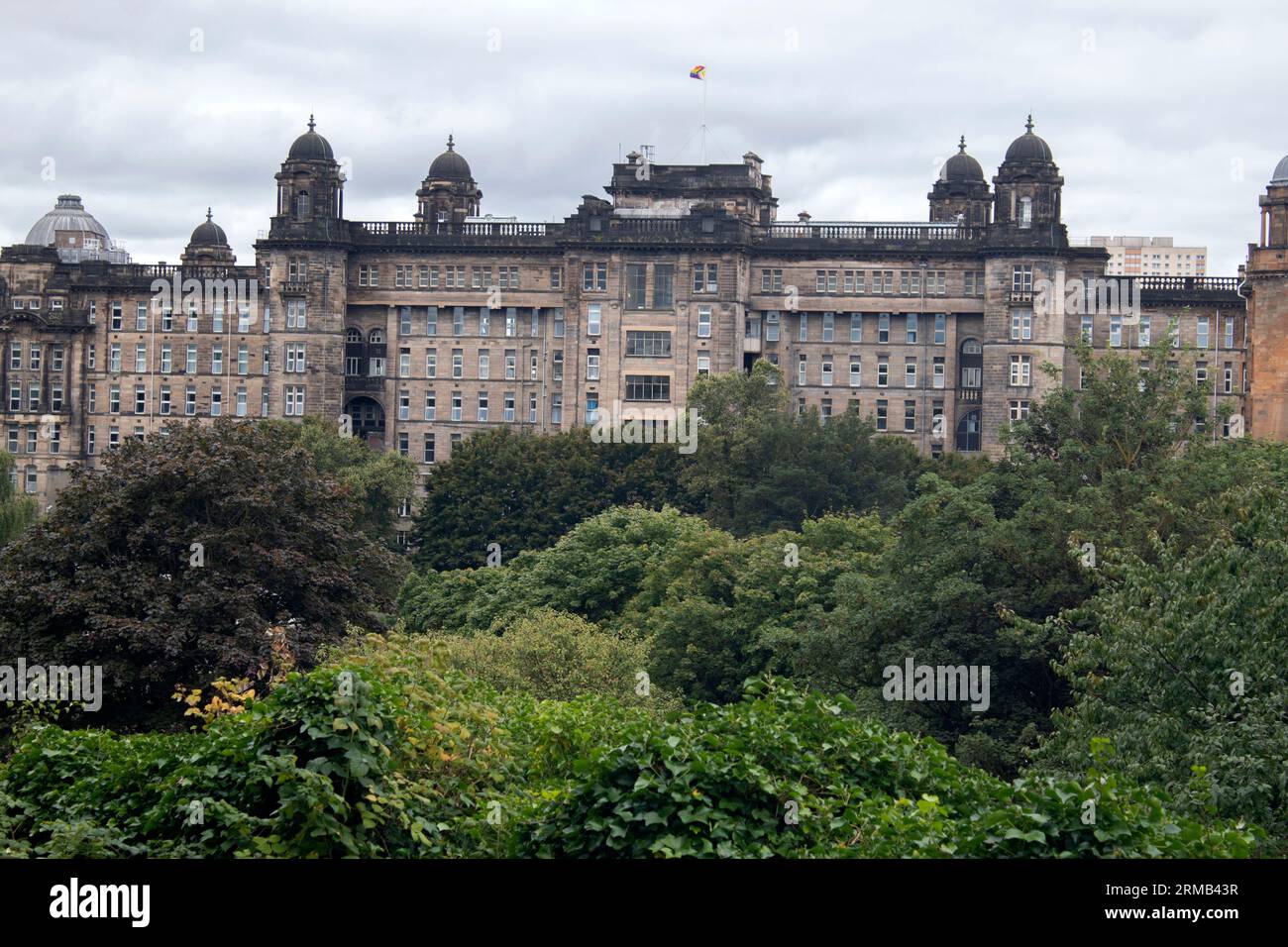 The Glasgow Royal Infirmary (GRI) , a large teaching hospital in Glasgow, Scotland UK Stock Photo