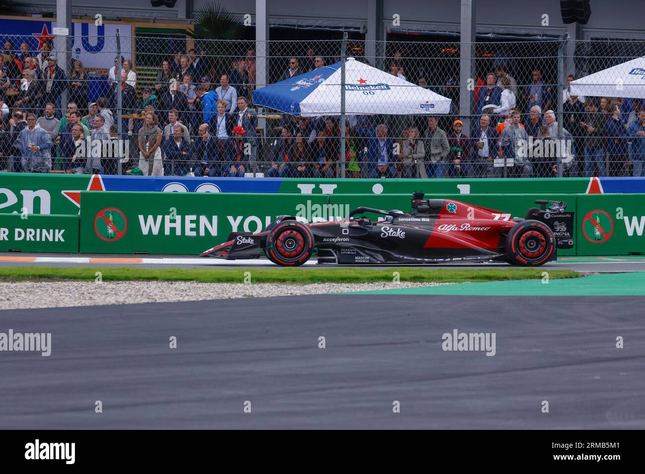 ZANDVOORT, NETHERLANDS - AUGUST 27: Valtteri Bottas of Alfa Romeo F1 ...