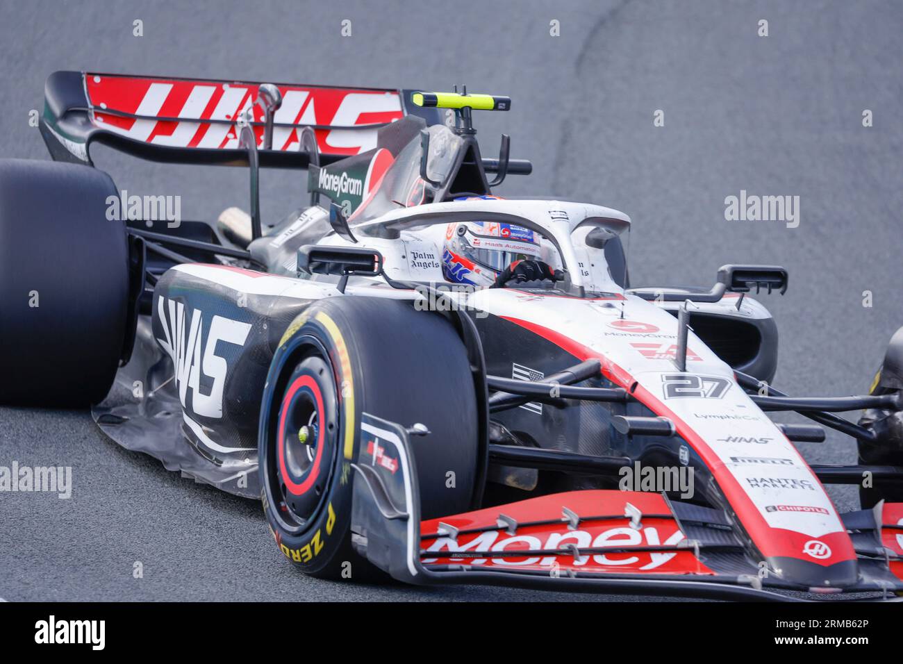 ZANDVOORT, NETHERLANDS - AUGUST 27: Nico Hülkenberg of MoneyGram Haas ...