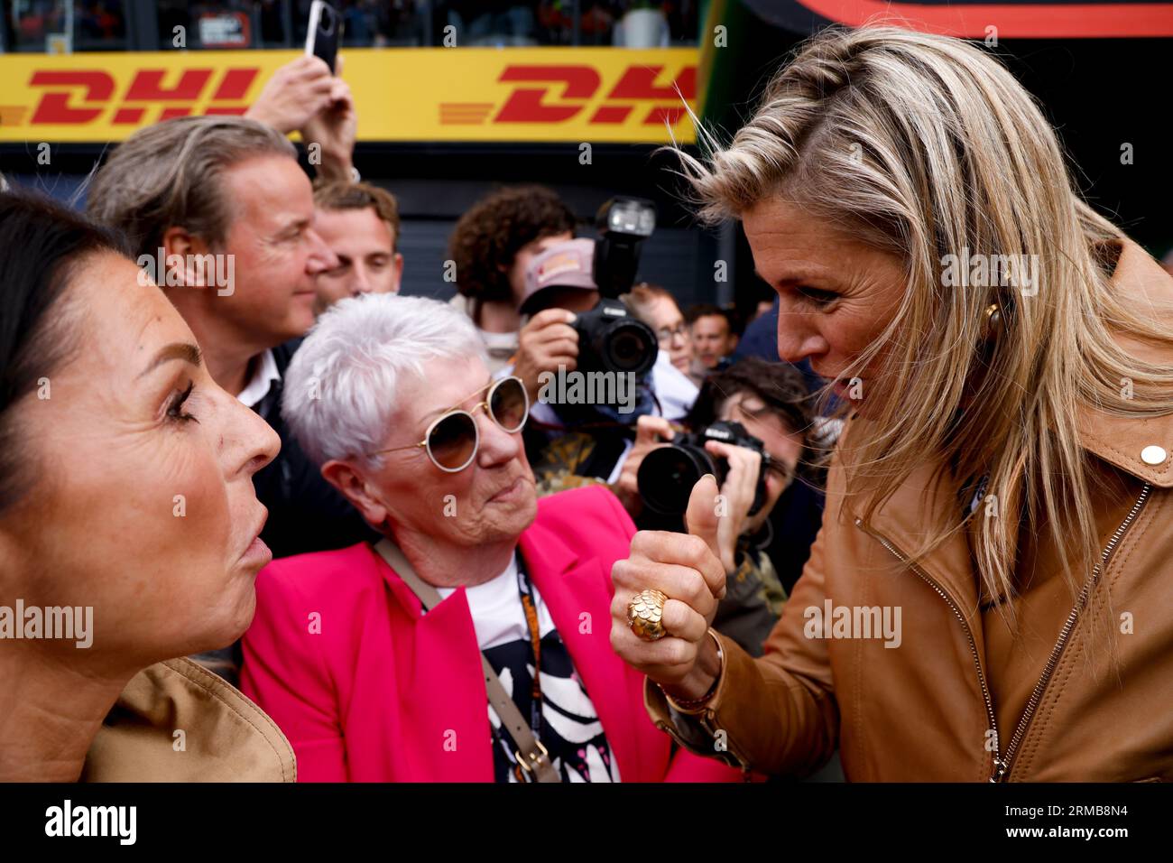 ZANDVOORT, NETHERLANDS - AUGUST 27: Queen of the Netherlands Maxima ...