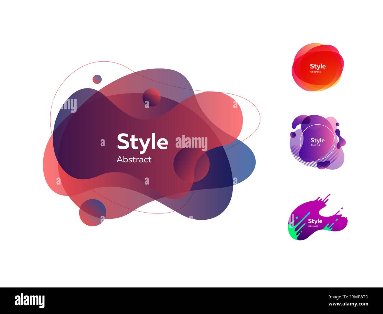 Colorful creative frames Stock Vector