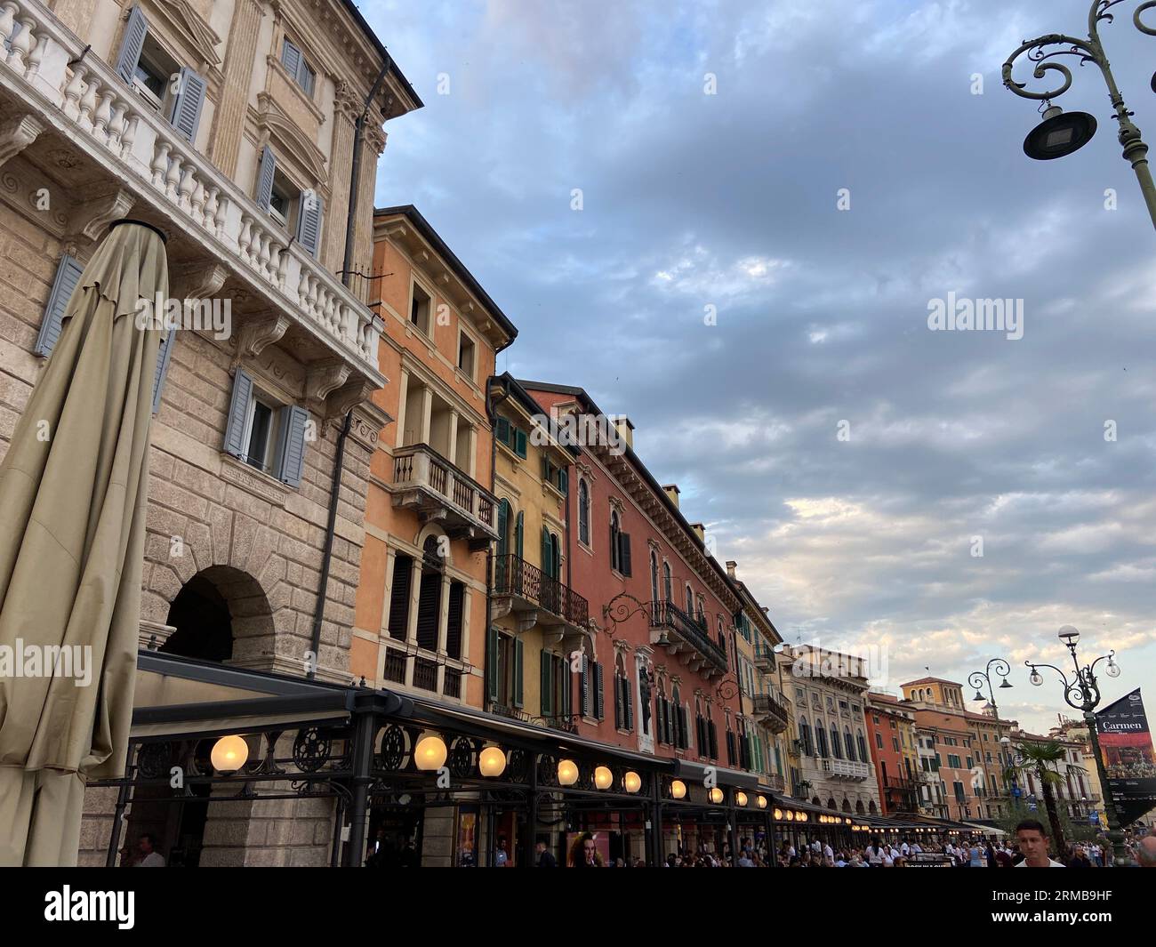 Old houses in the center of verona hi-res stock photography and images ...