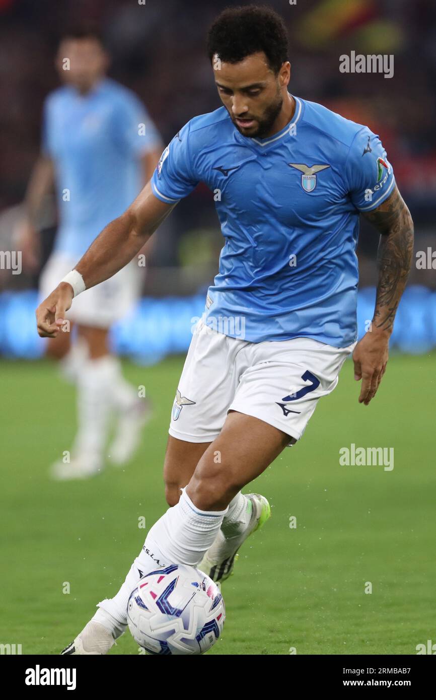 the starting line up of Genoa CFC during football Match, Stadio Olimpico,  Lazio v Genoa, 27 Aug 2023 (Photo by AllShotLive/Sipa USA) Credit: Sipa  US/Alamy Live News Stock Photo - Alamy