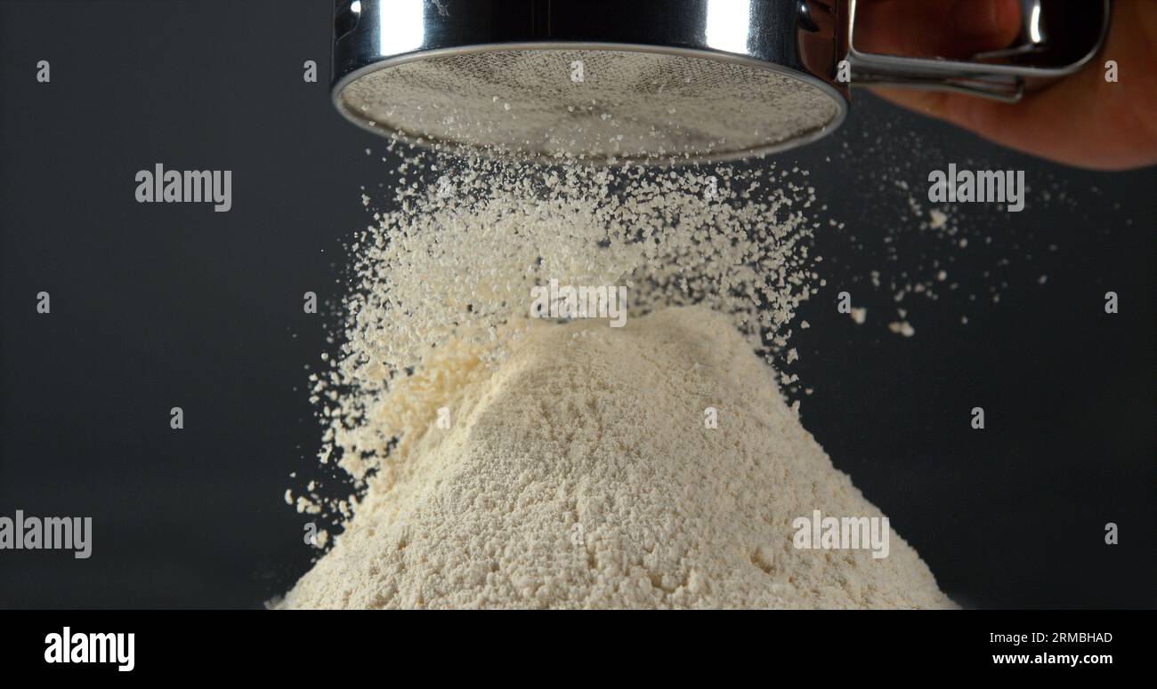 Sifted Wheat Flour, Ingredient for Cake's Recipe Stock Photo Alamy