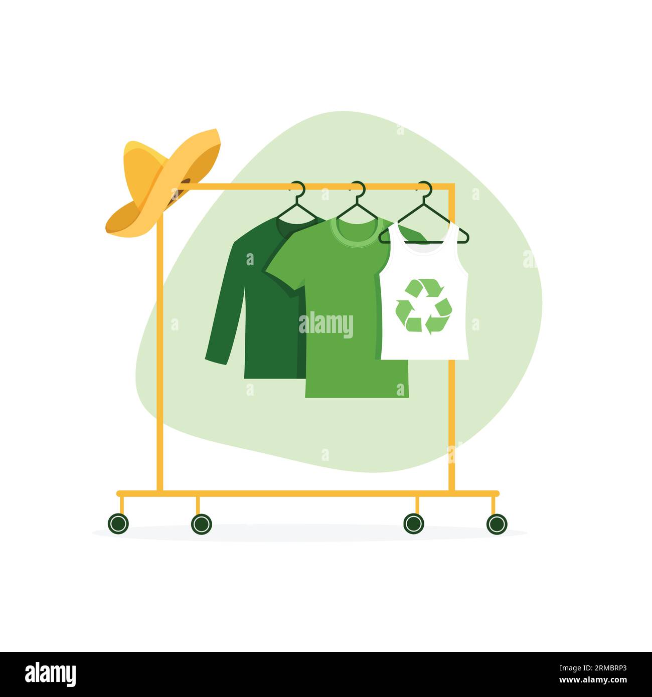 Recycle clothes wardrobe Stock Vector Images - Alamy