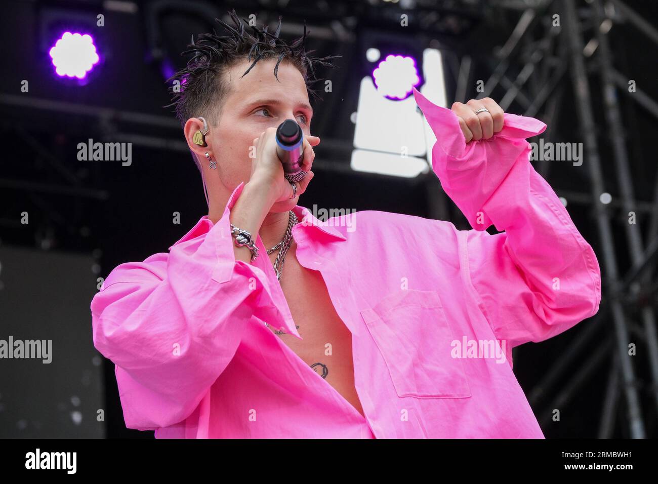 Call Me Karizma, stage name of Morgan Parriott during his live performs