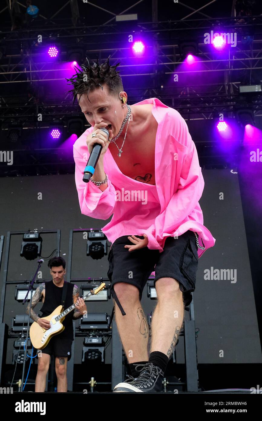 Call Me Karizma, stage name of Morgan Parriott during his live performs