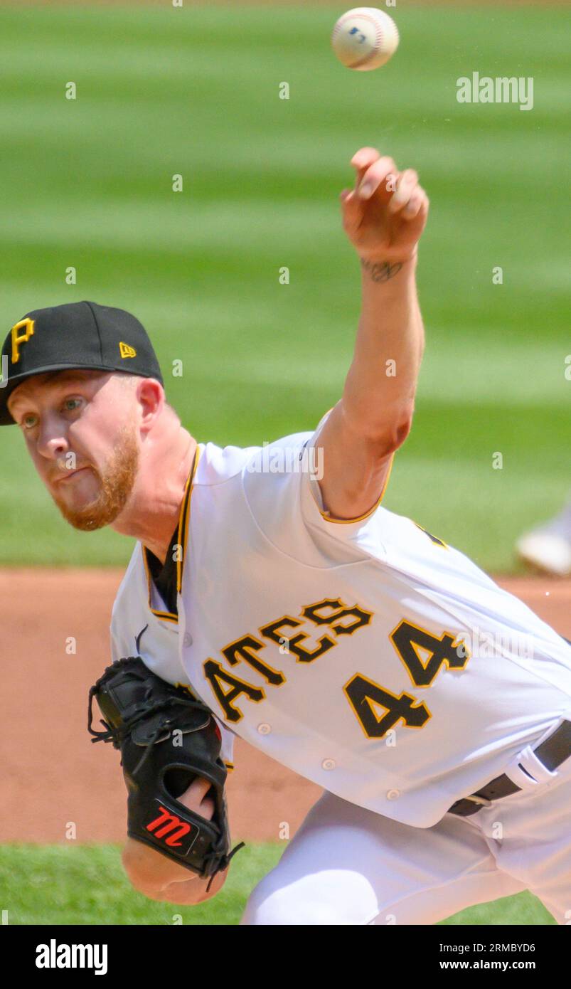 Pittsburgh, United States. 27th Aug, 2023. Pittsburgh Pirates left
