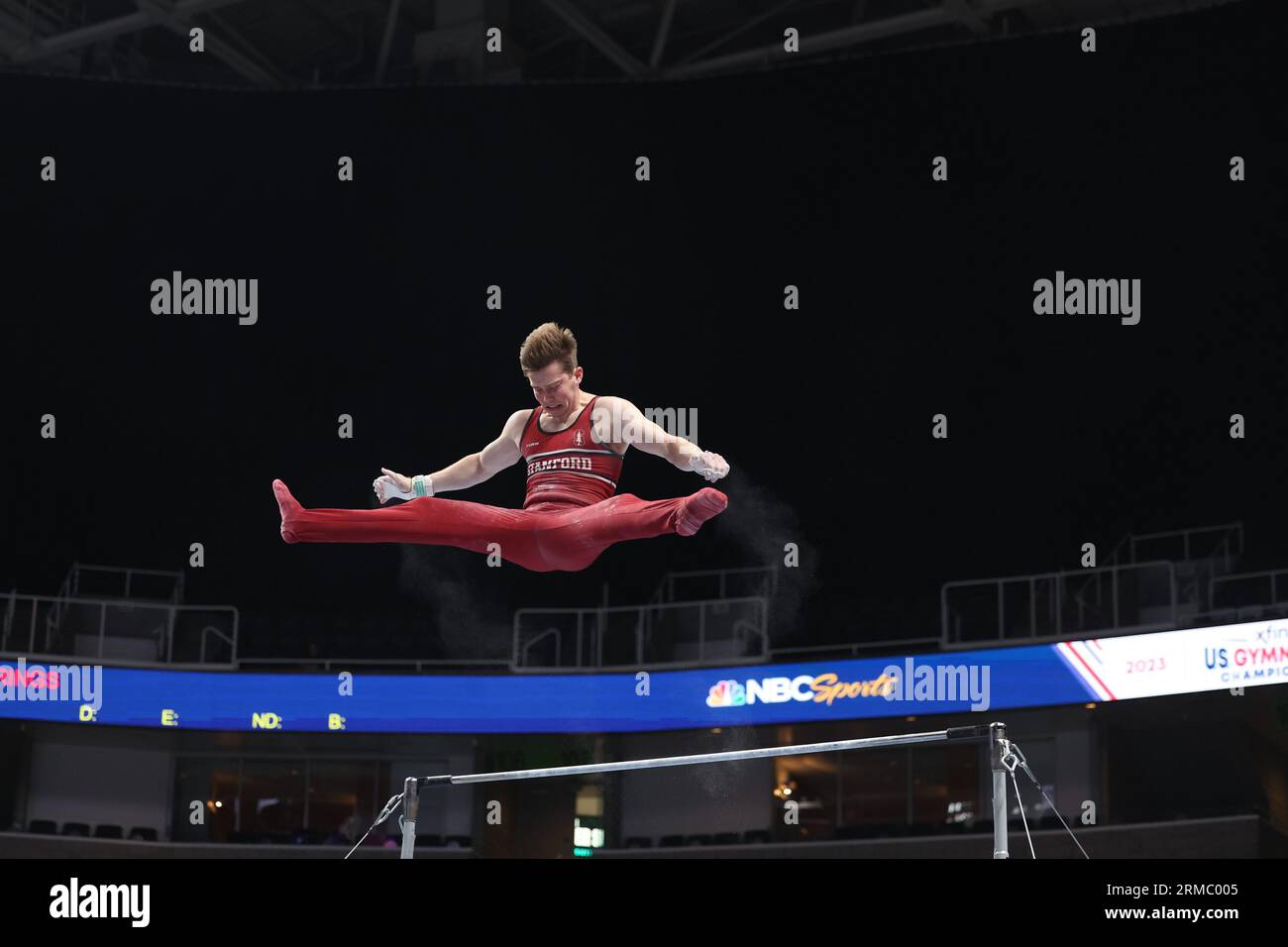 August 26, 2023 Gymnast Ian Gunther during the senior men day 2