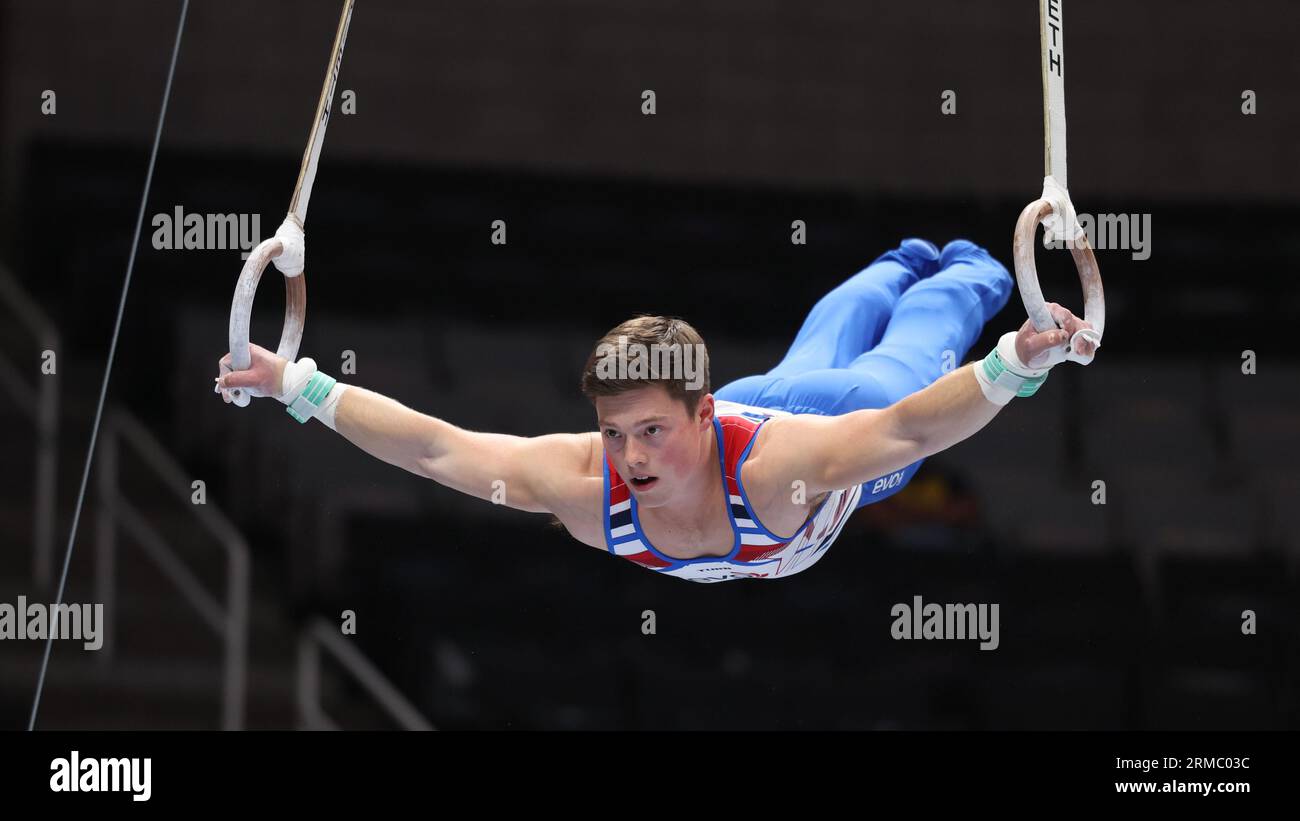 August 26, 2023: Gymnast Alex Diab during the senior men day 2 ...