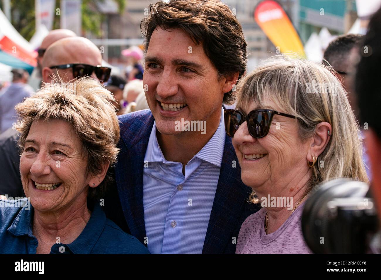 The Canadian Prime Minister the Honorable Justin Trudeau meets with ...