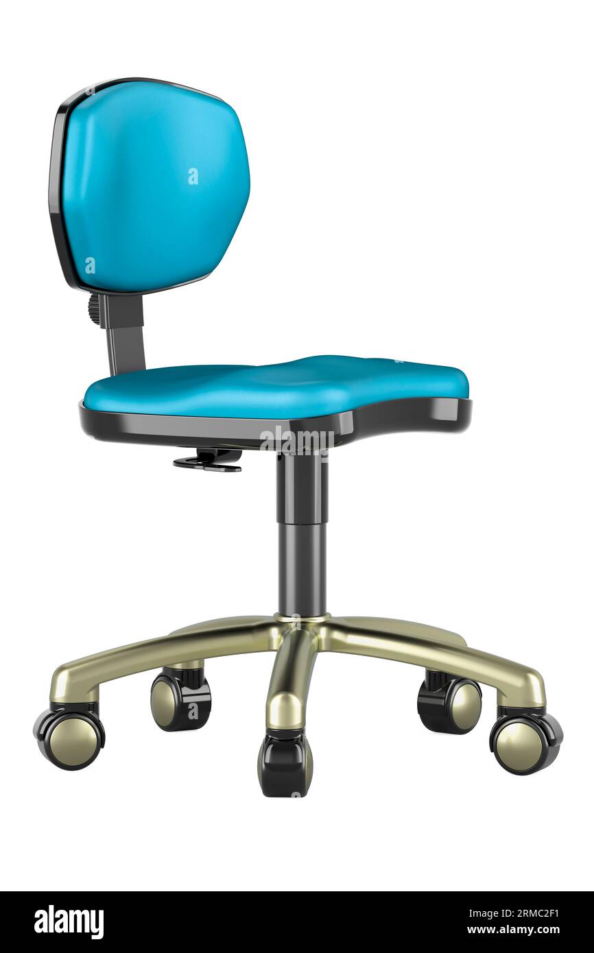 Medical chair, doctors chair. 3D rendering isolated on white background