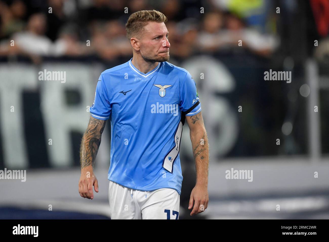 the starting line up of Genoa CFC during football Match, Stadio Olimpico,  Lazio v Genoa, 27 Aug 2023 (Photo by AllShotLive/Sipa USA) Credit: Sipa  US/Alamy Live News Stock Photo - Alamy