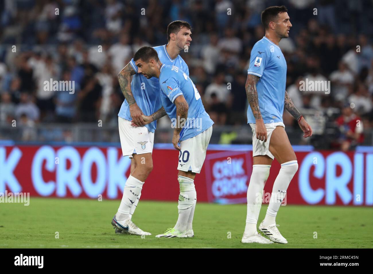 Team Genoa disappointment supporters during UC Sampdoria vs Genoa CFC,  italian soccer Serie A match in Genova, Italy, April 30 2022 Stock Photo -  Alamy