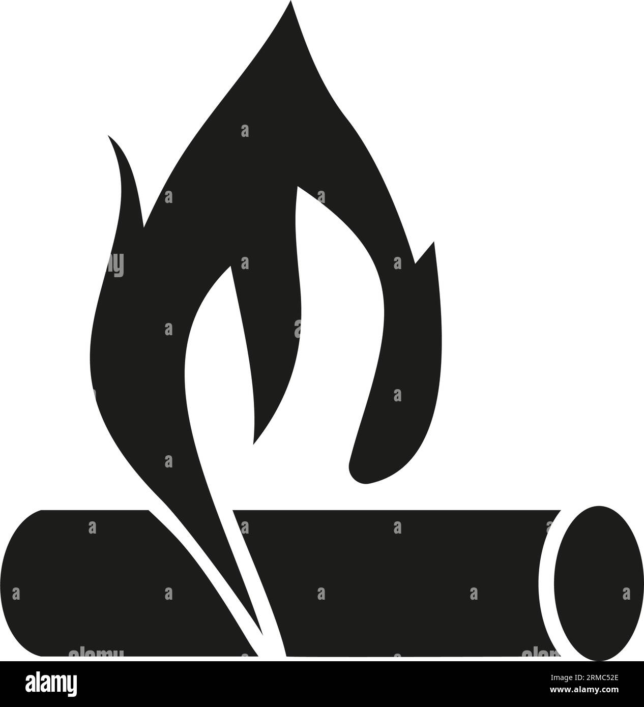 Log on fire icon Stock Vector Image & Art Alamy