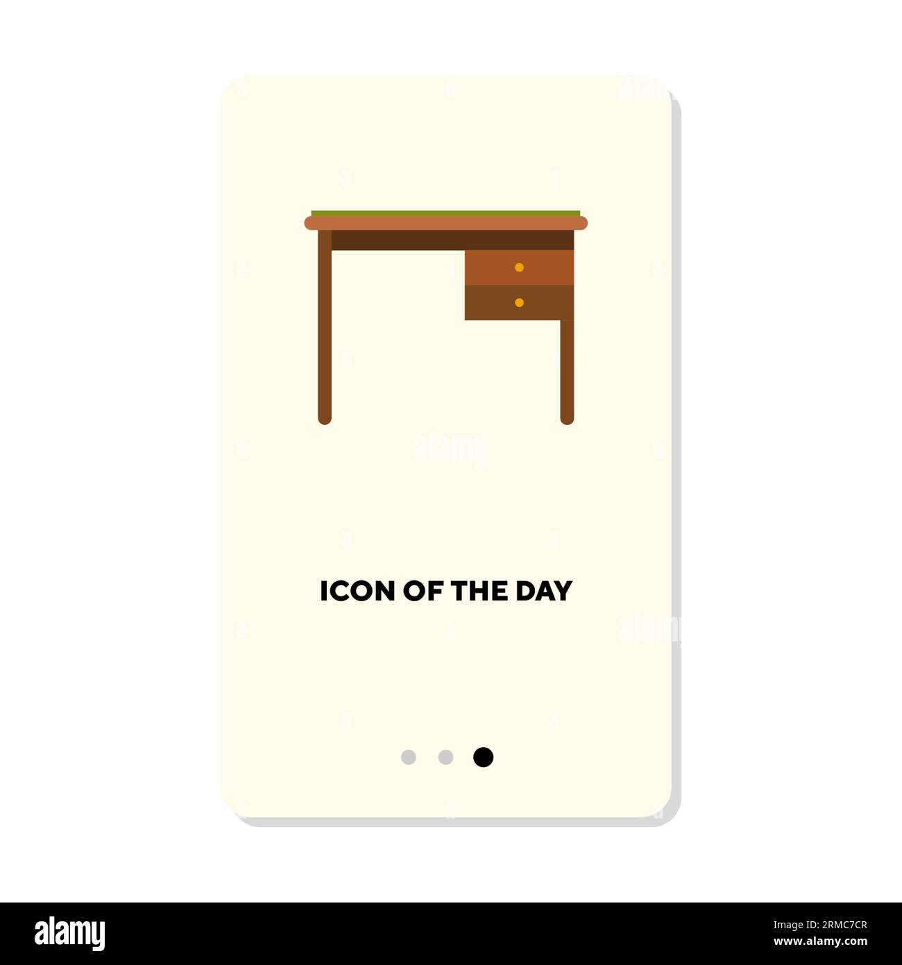 Table flat vector icon Stock Vector Image & Art - Alamy