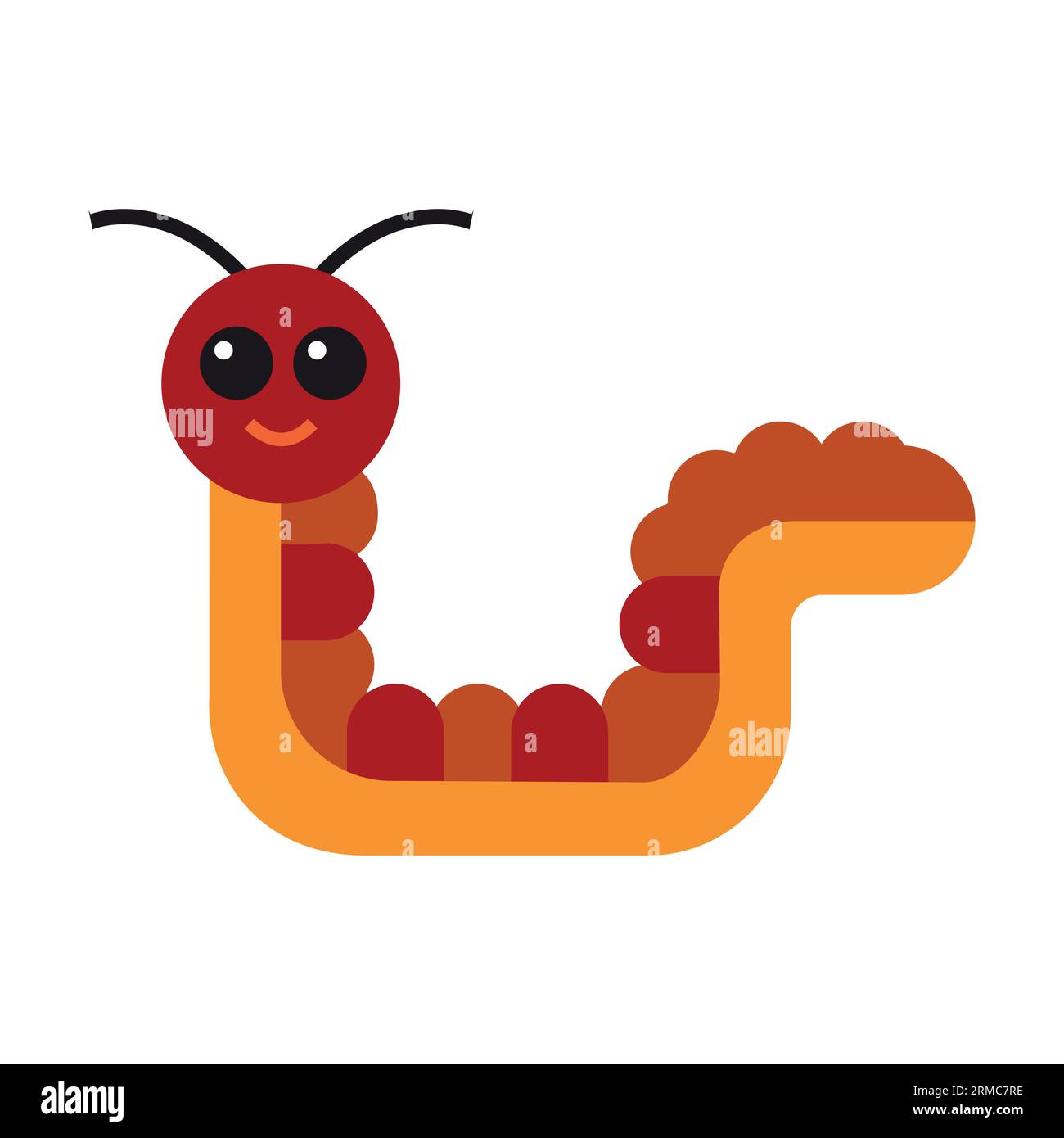 Caterpillar shape Cut Out Stock Images & Pictures - Alamy