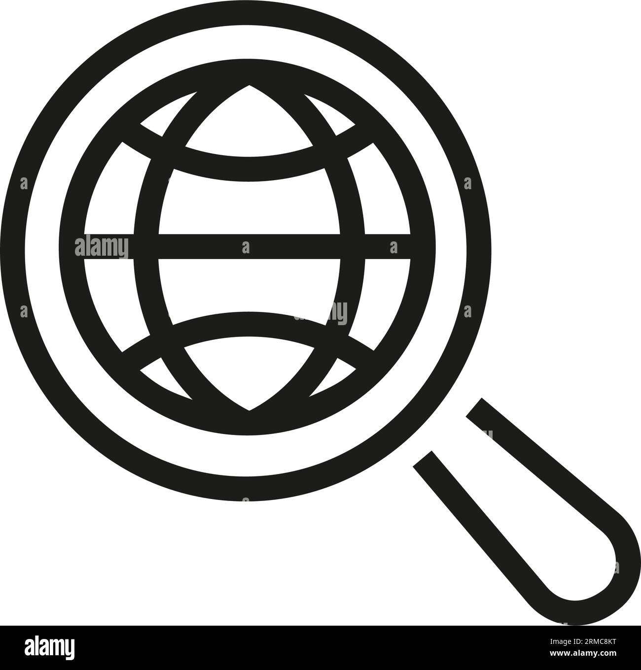 Web search icon Stock Vector