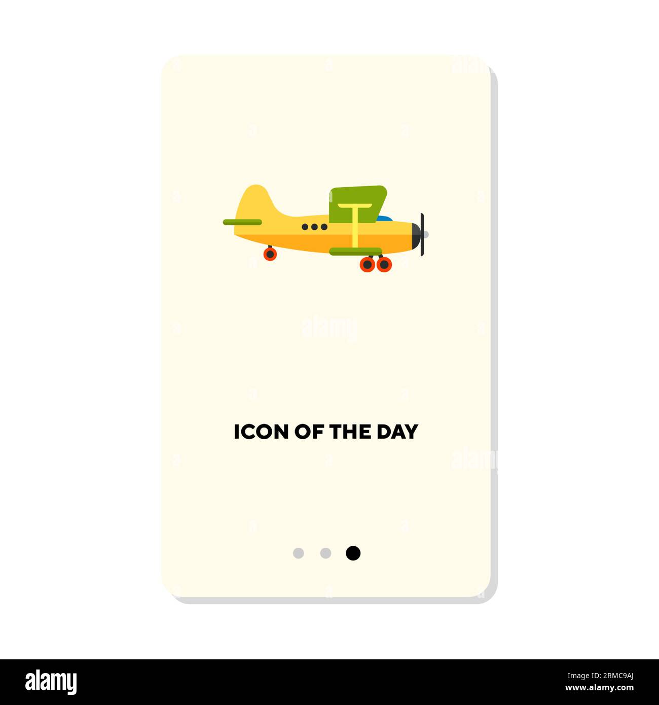 Travelling by plane flat vector icon Stock Vector Image & Art - Alamy