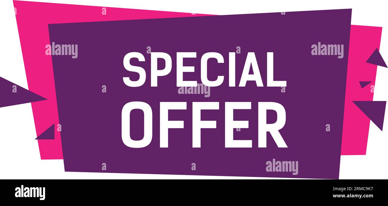 Special Offer Creative Banner Design Stock Vector Image And Art Alamy 4332