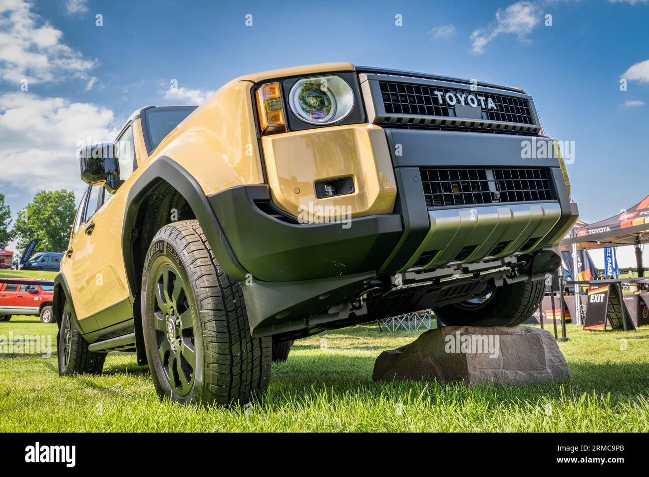Loveland, CO, USA - August 26, 2023: All new Land Cruiser 2024,  Toyota’s off-road icon and longest-running nameplate is making a comeback to North Am Stock Photo