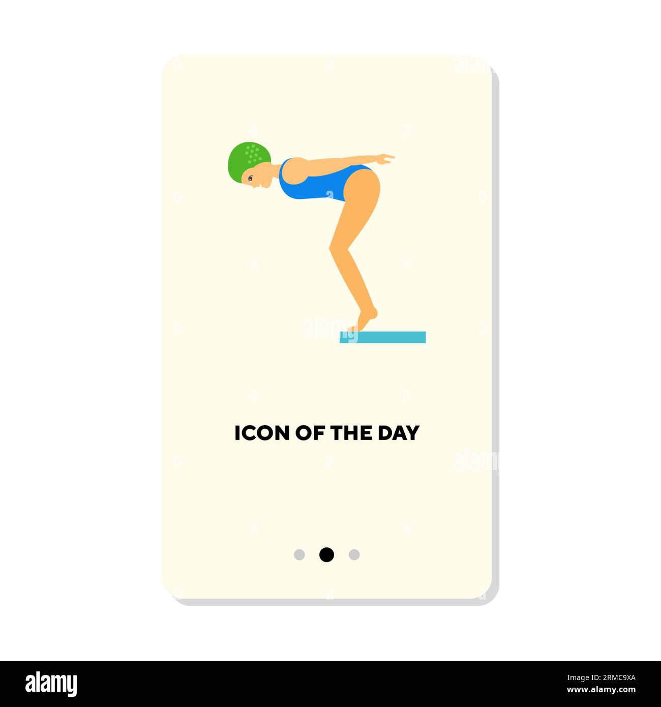 Swimming flat icon Stock Vector Image & Art - Alamy