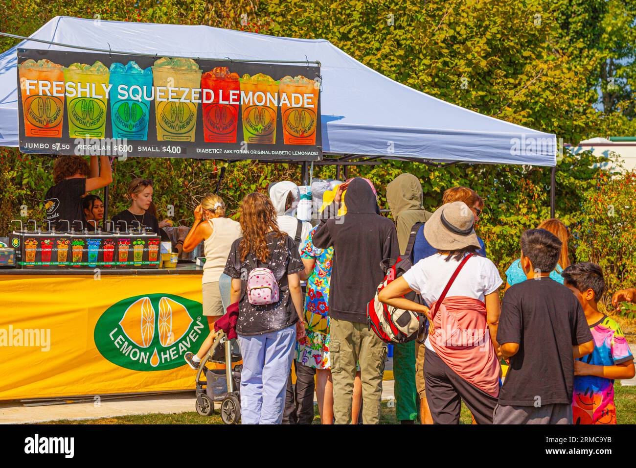 Lemonade lineup at the 2023 Richmond Maritime Festival in British