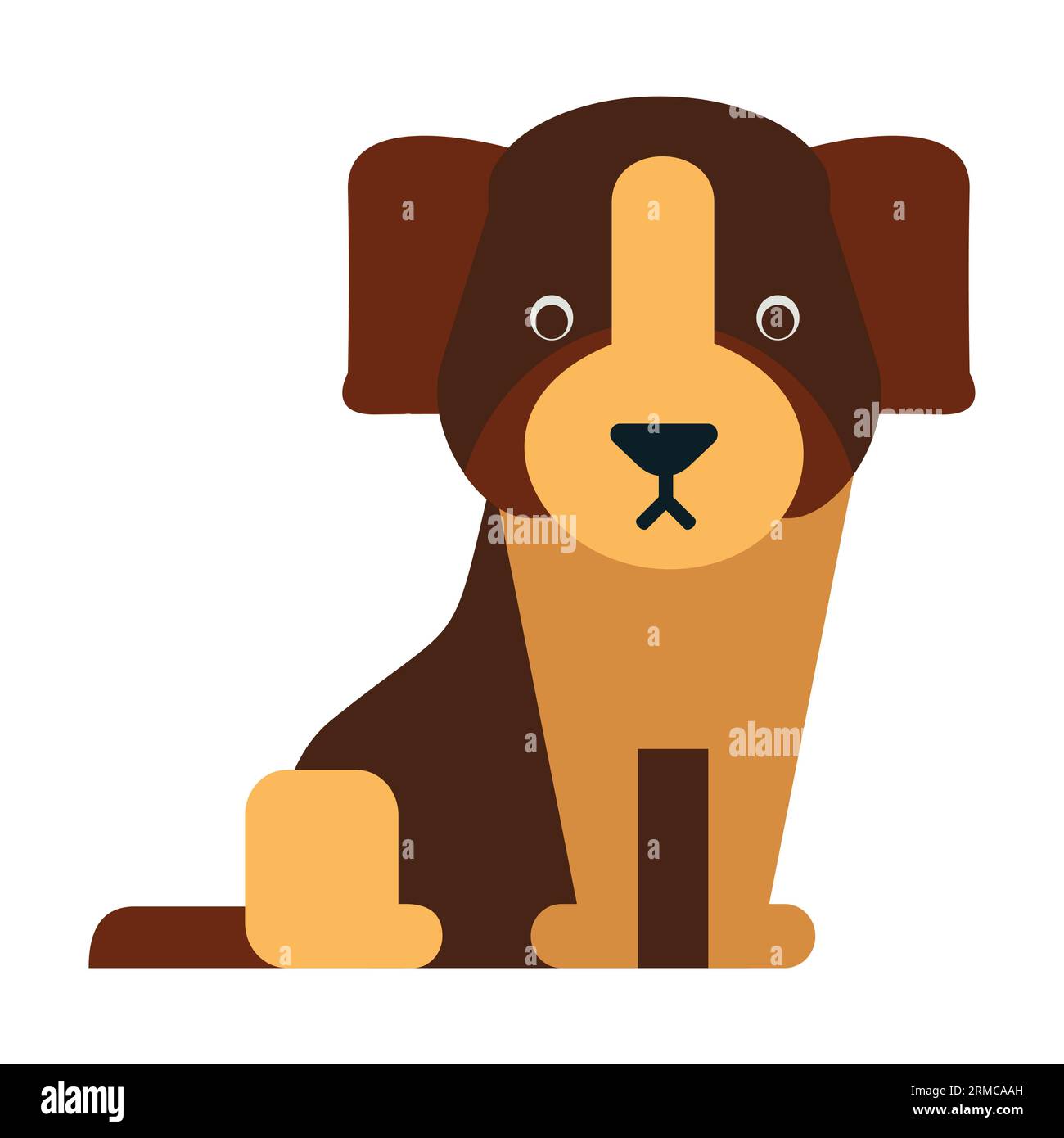 Cute little puppy Stock Vector