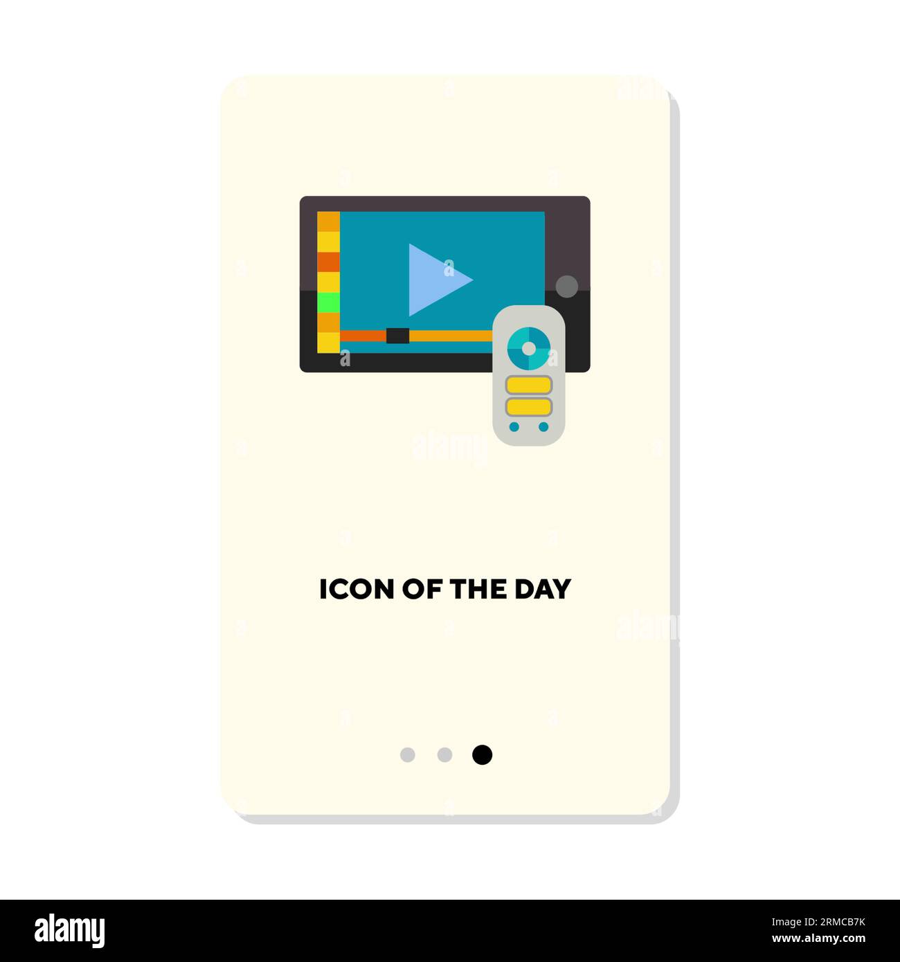 Tv screen flat watching Stock Vector Images - Alamy