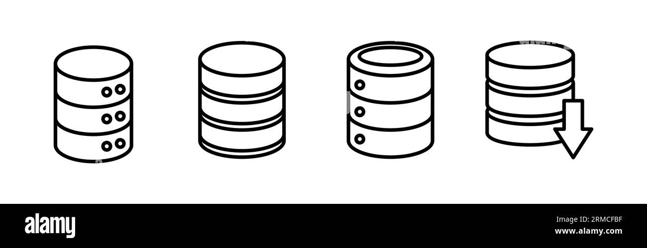 Database icon vector. server icon. storage Stock Vector Image & Art - Alamy