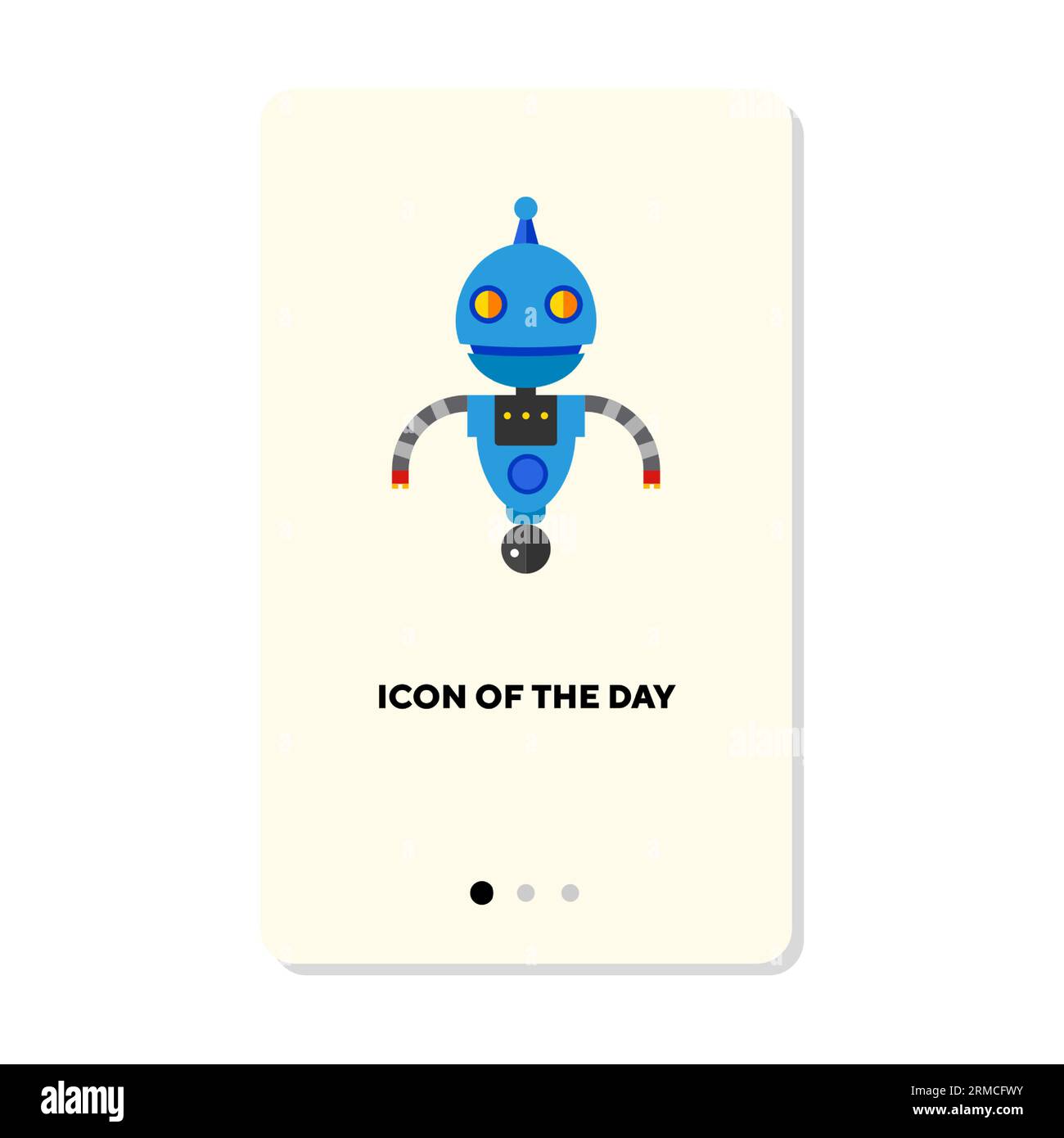 Small robot Stock Vector Images - Alamy